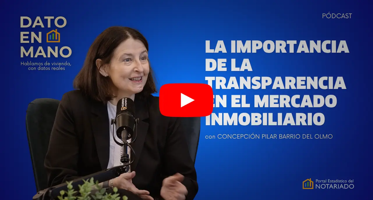 Concepción Pilar Barrio Del Olmo durante una entrevista del videopodcast Dato en Mano